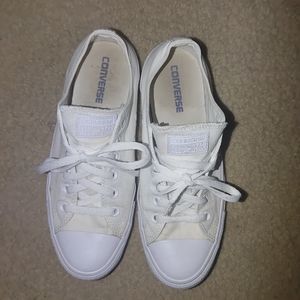 White size 10 women's converse